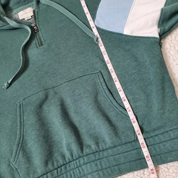 American Eagle Outfitters Retro Hoodie 1/4 Zip Size S - Picture 12 of 13